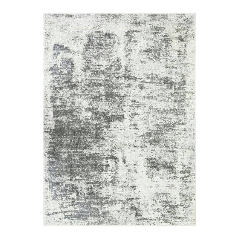 VESTALE - Tapis extra-doux effet brume gris 120x170