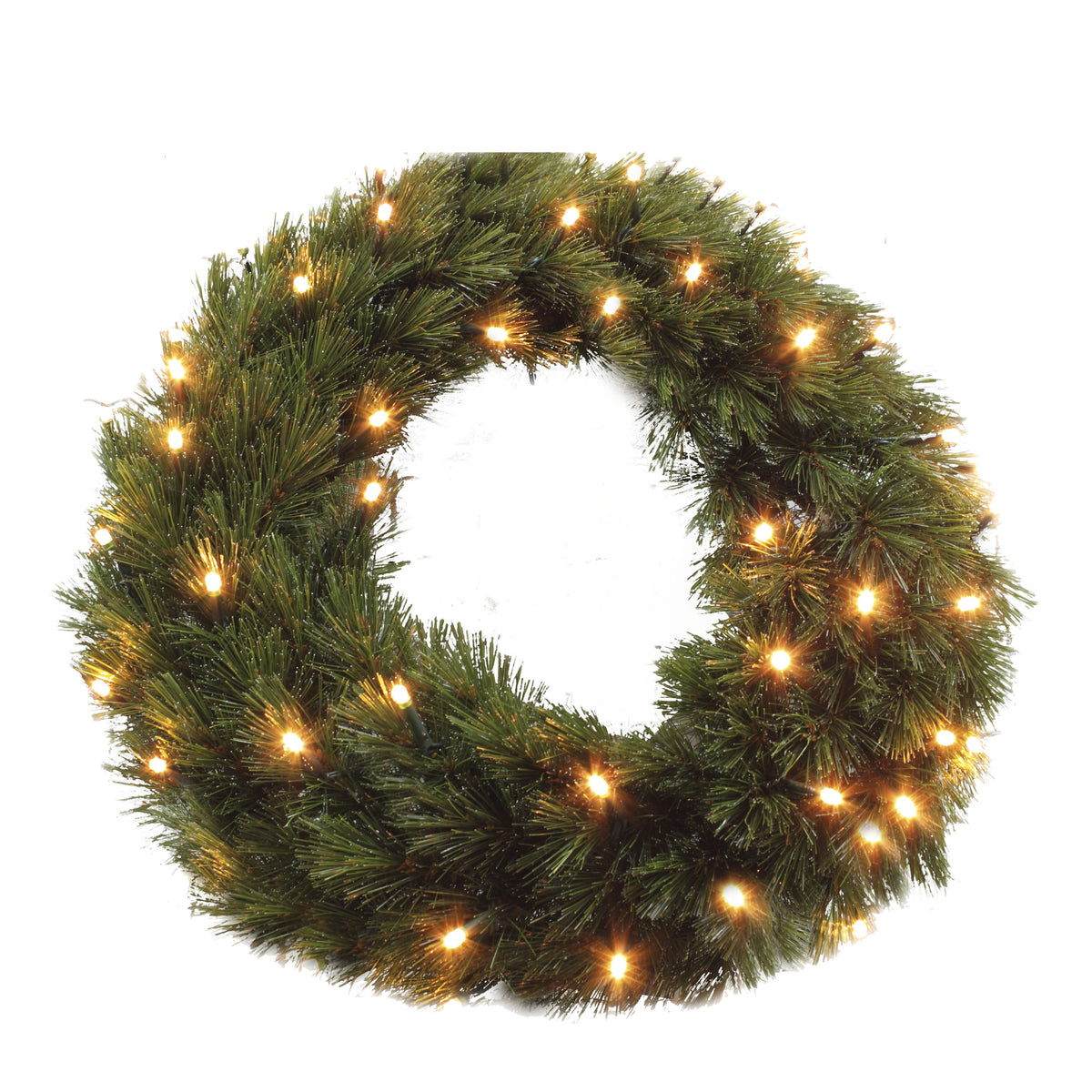 Triumph Tree Forest Frosted Kerstkrans met LED Verlichting - Kerst Krans Ø60 cm - Groen