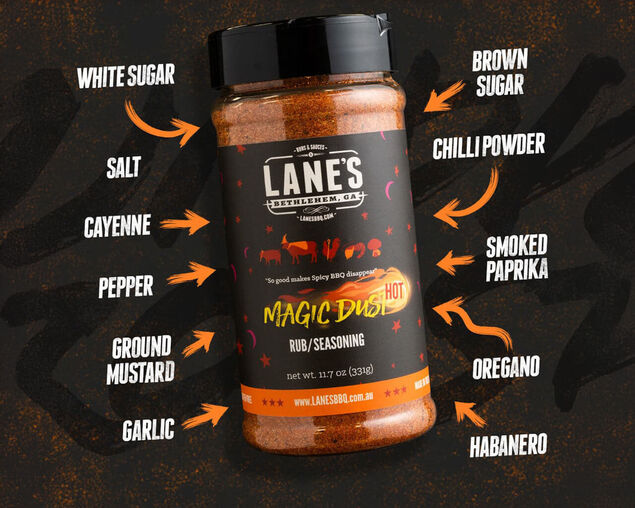 Lanes BBQ - Magic Dust Hot BBQ Rub