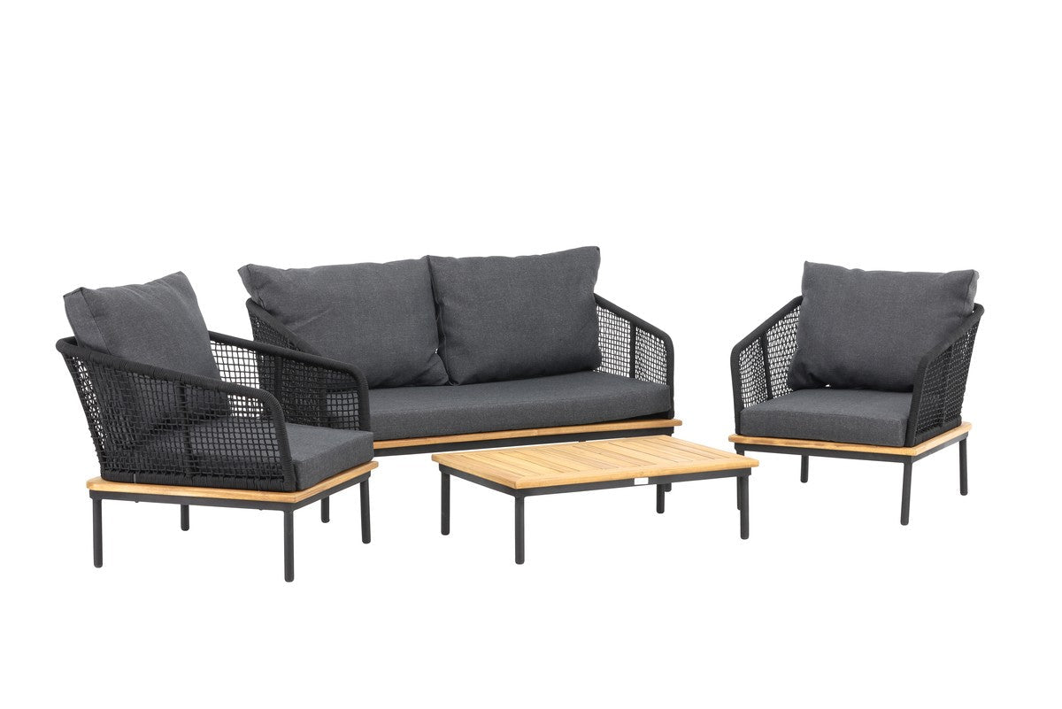 Rebellenclub Matteo Loungeset - Zwart