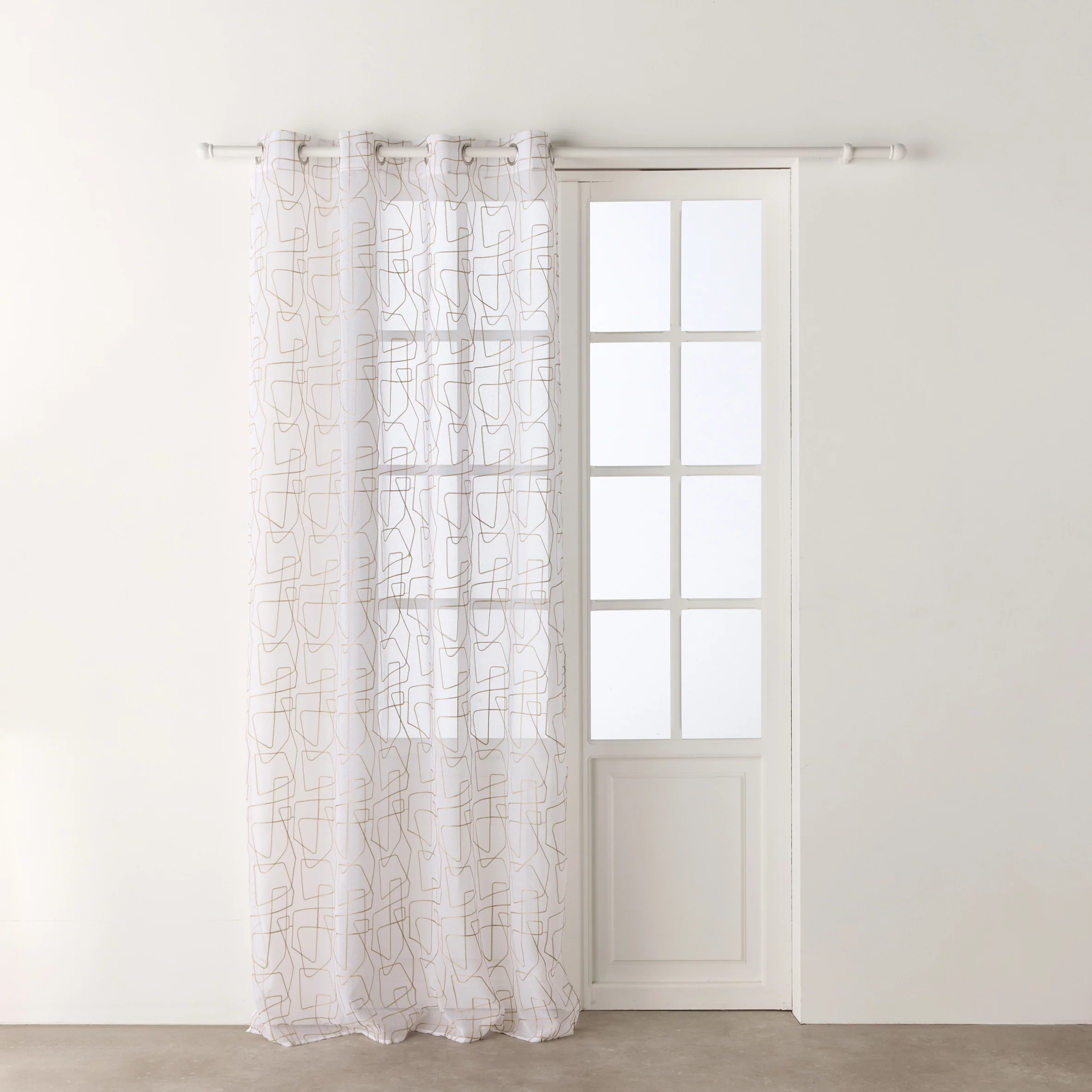 Voilage MONA coloris beige 140 x 240 cm