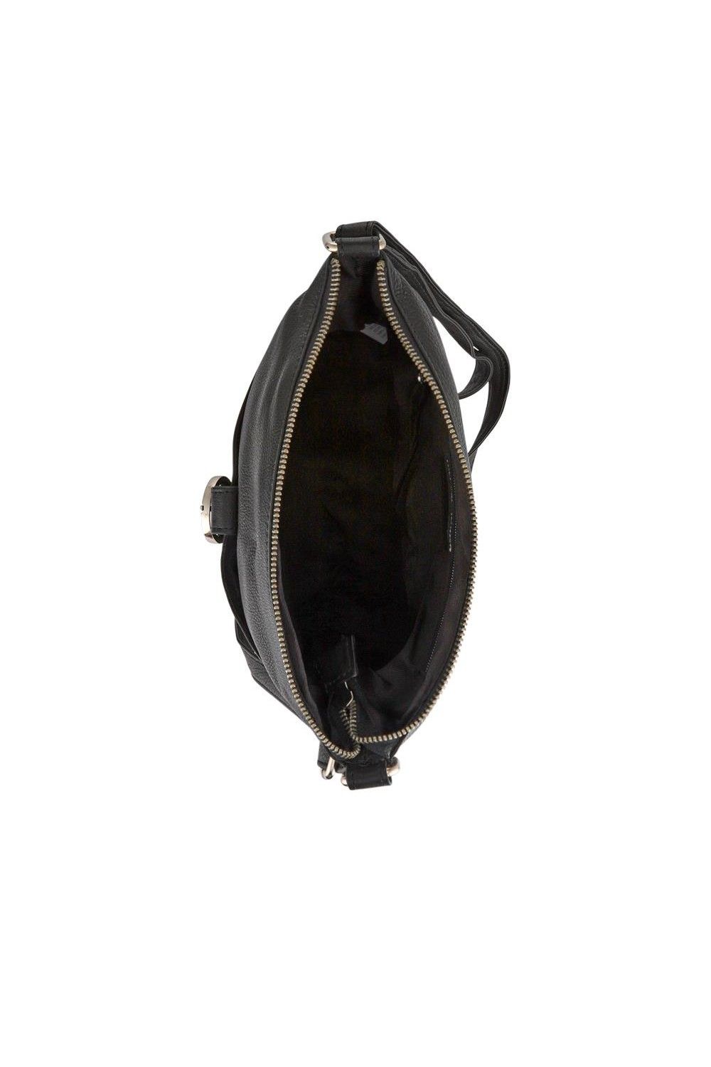 Pavers Leather Daily Zip-Close Crossbody Bag