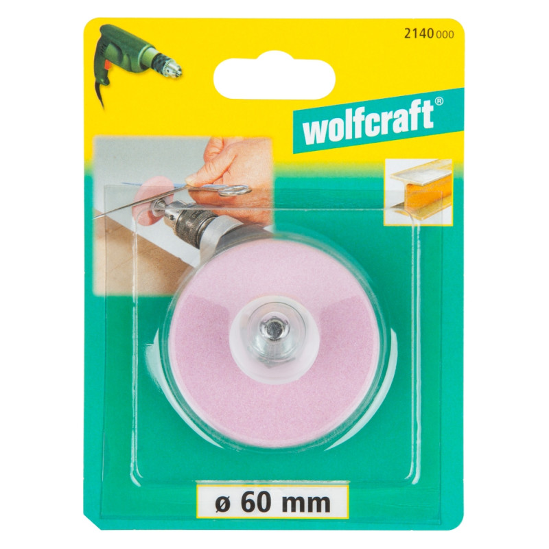 Meule affûte couteaux et ciseaux Ø 60 mm WOLFCRAFT