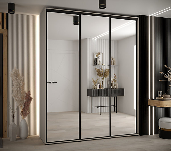 Armoire Dakota 2 a portes coulissantes 190/60/235,3portes