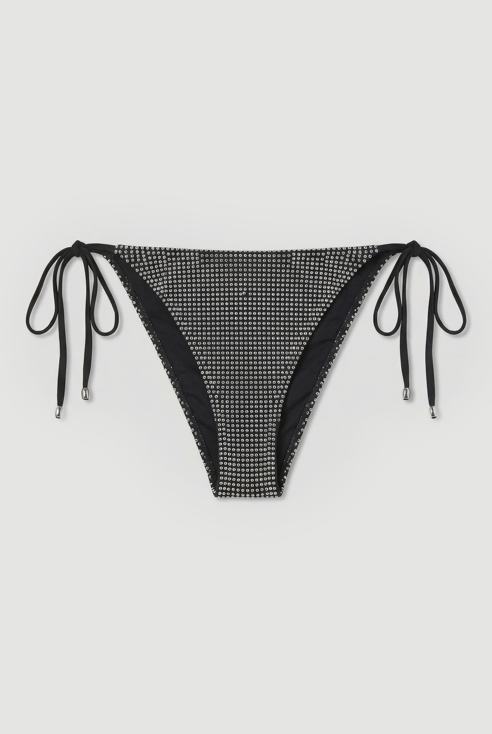 KarenMillen Studded Tie Up Bikini Bottoms