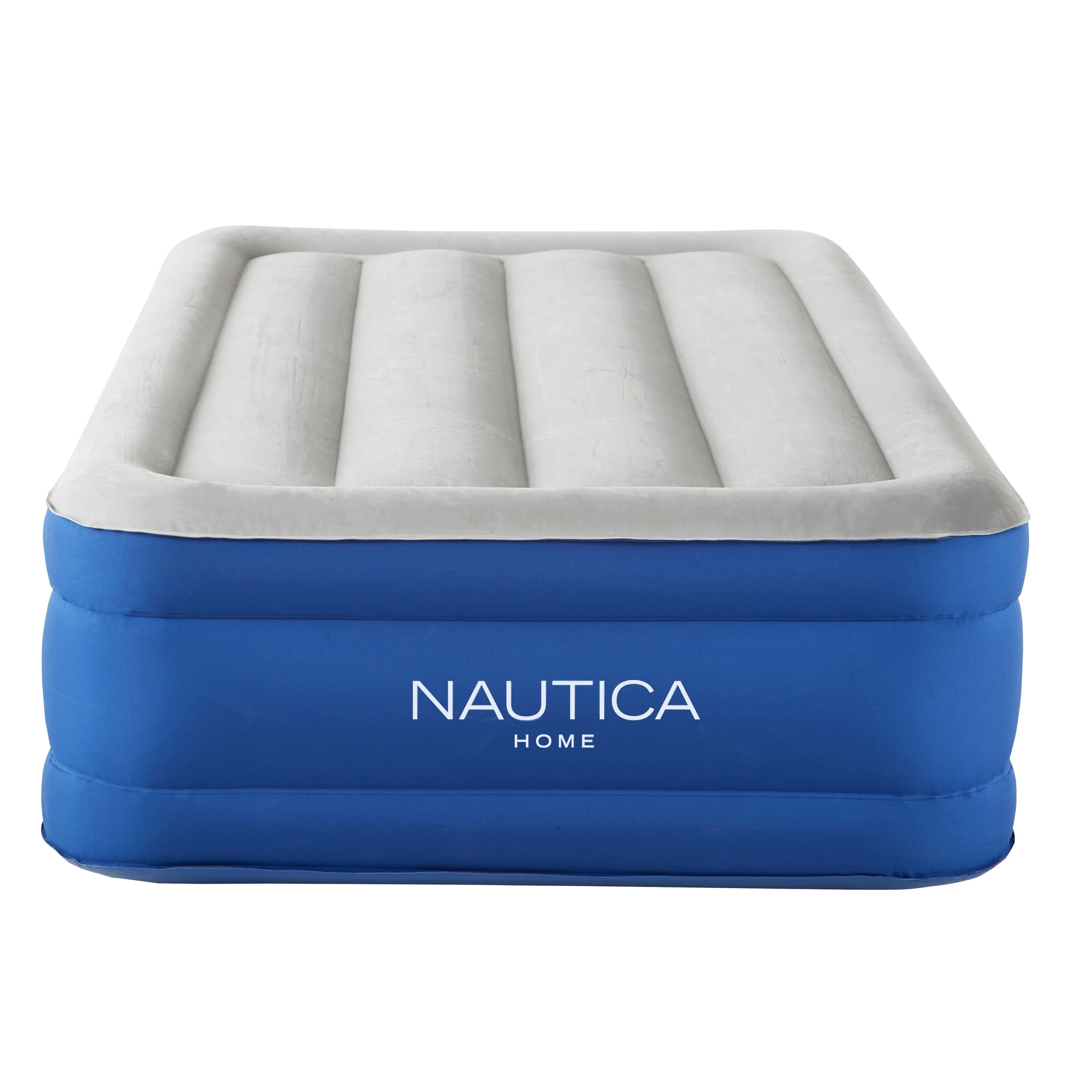 Nautica Home Plushaire Raised Air Mattress with Built-In Pump - Inflatable Guest Bed with Cooling Plush Top