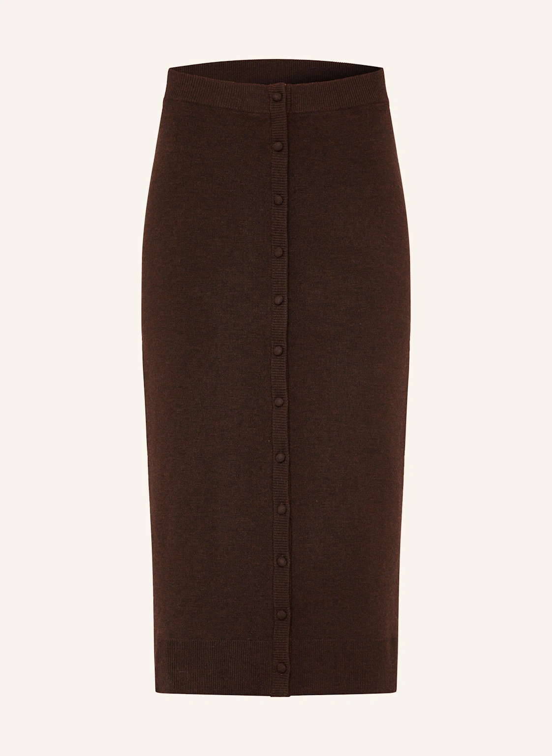VICTORIA BECKHAM Strickrock aus Merinowolle