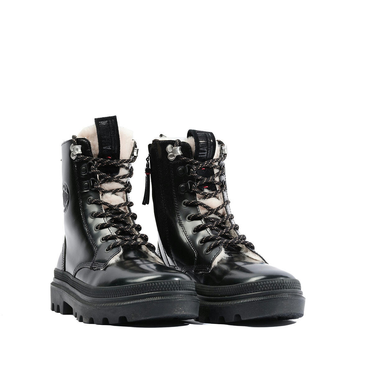 Bottines  en cuir fourrées Pallatrooper