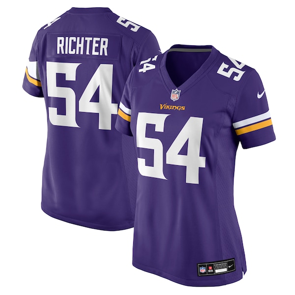 Bo Richter Minnesota Vikings Nike Women's Team Game Jersey -  Purple