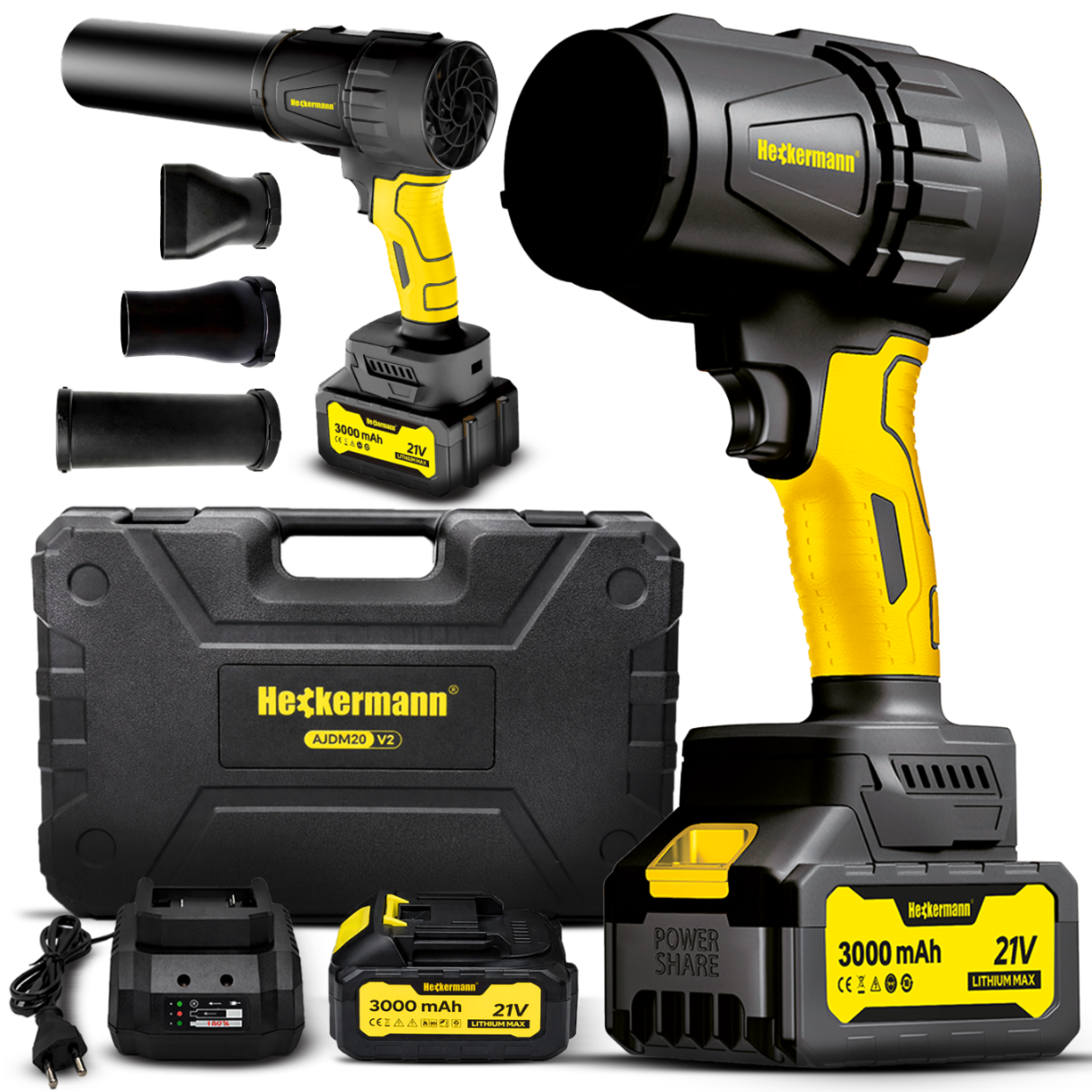 Mini dmuchawa akumulatorowa Heckermann Basic AJDM20v2