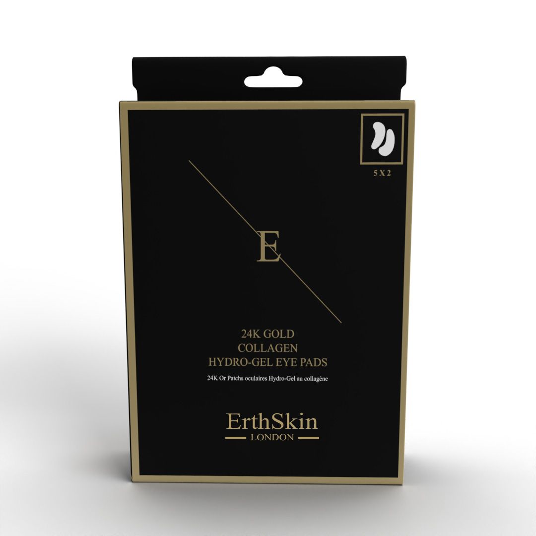Erth Skin London Collagen Gold Under Eye Patch 24k Gold 5X2 Pads