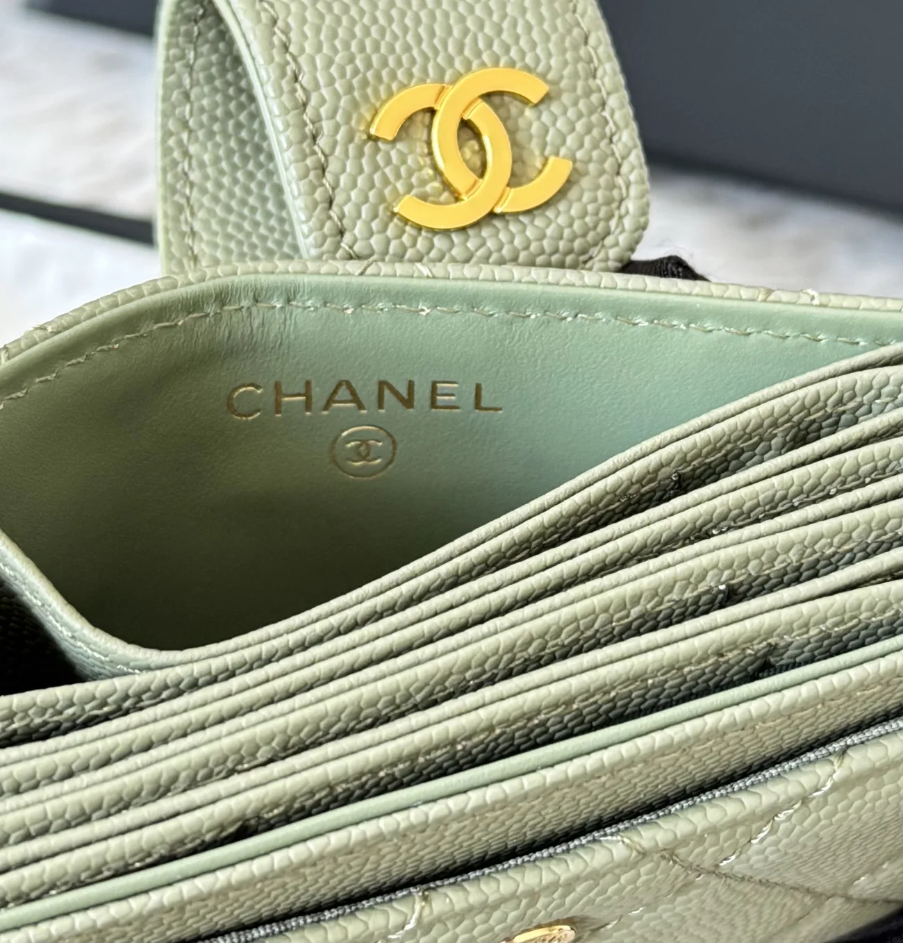 Chanel classic flap card holder (Replica)