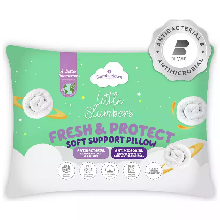 Slumberdown Little Slumbers Fresh & Protect Pillow - Cot Bed