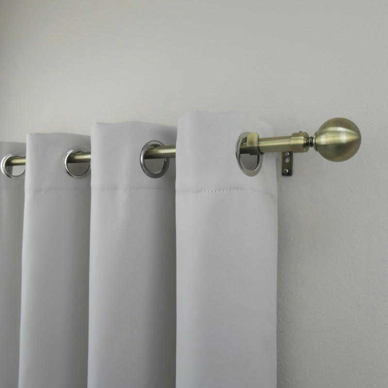 SPHÈRE - - Kit tringle extensible ø 16/19 110 à 210 cm - Bronze