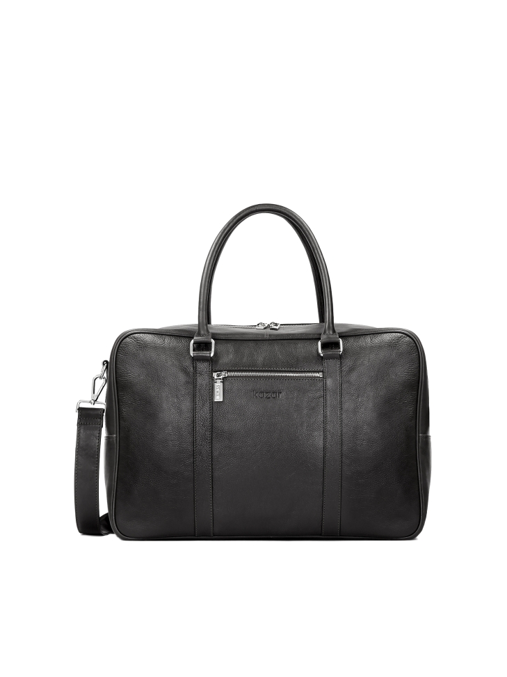 Elegant leather travel bag