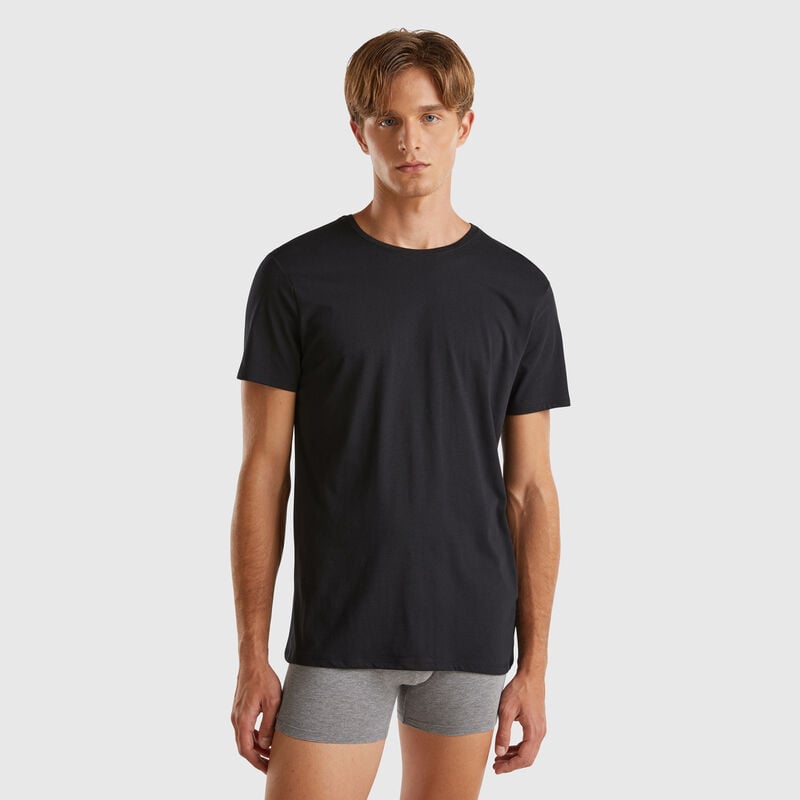 Long fiber cotton t-shirt
