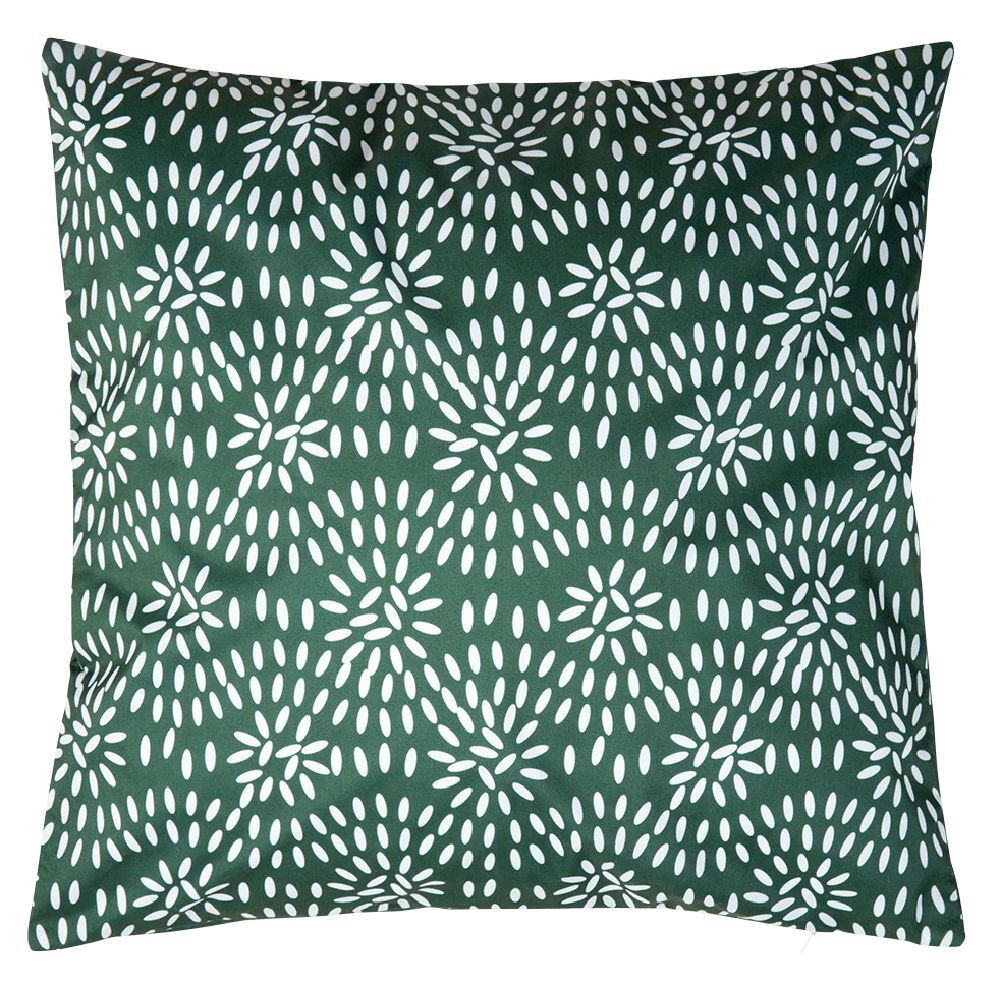 Housse de coussin carré Splendor vert