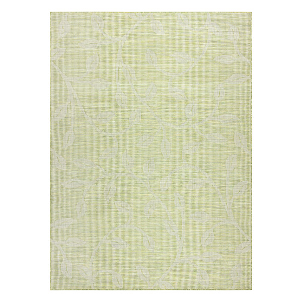 Dywan SZNURKOWY SIZAL płaskotkany PATIO 3045 liście zielony / 78x150 cm