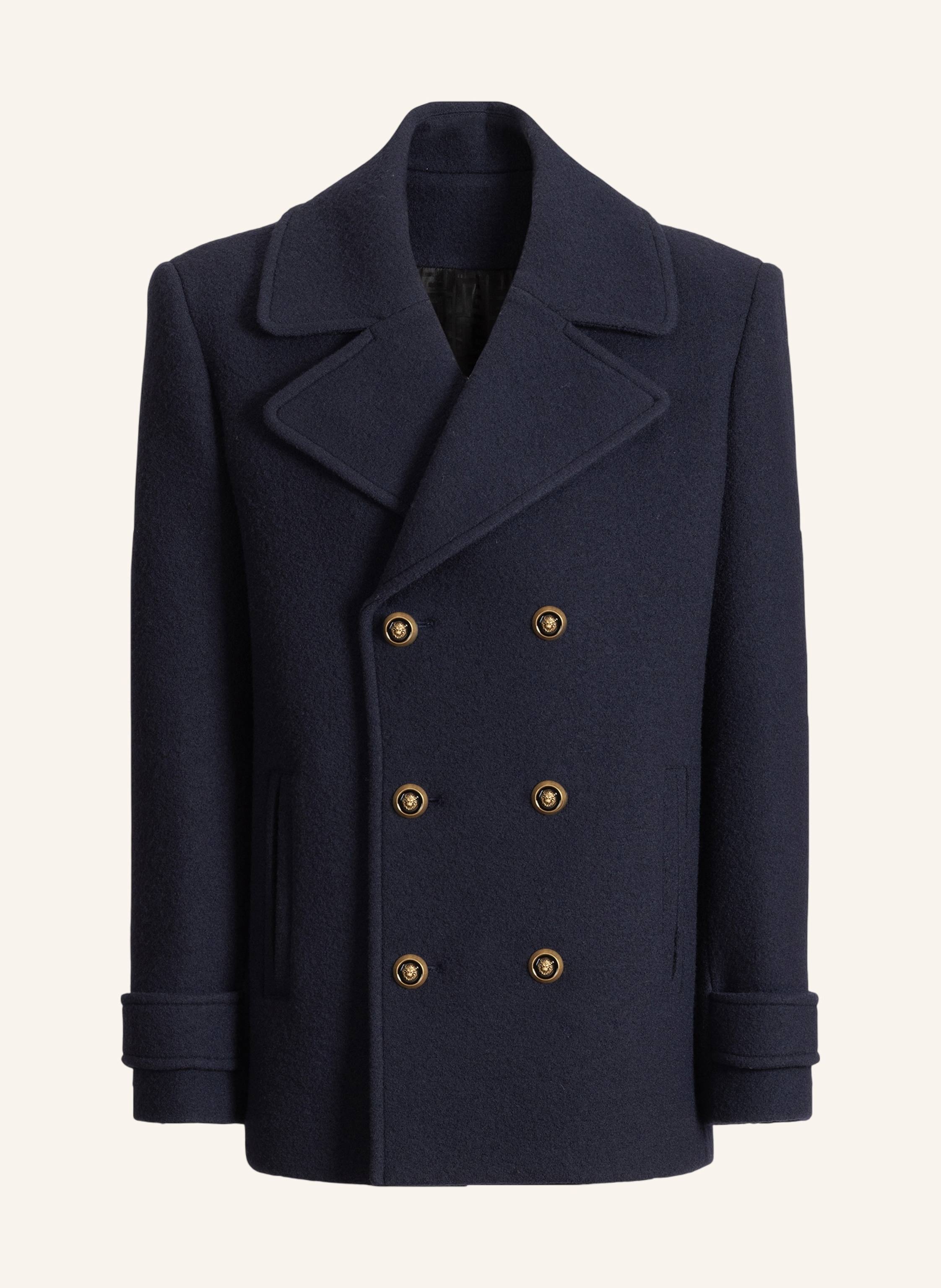BALMAIN Caban aus Wolle