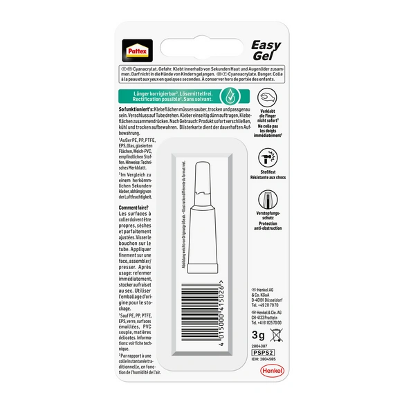 Sekundenkleber »Power Easy Gel«, 3 g