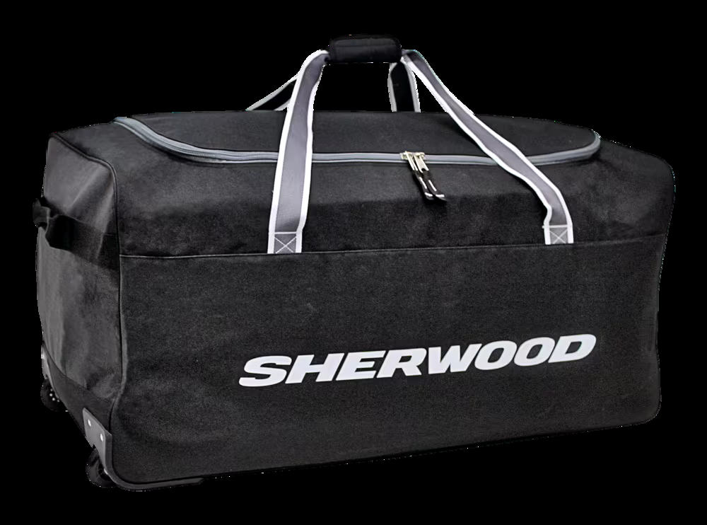 Sherwood Hockey Bag, Wheeled, Senior, Black, 38-in