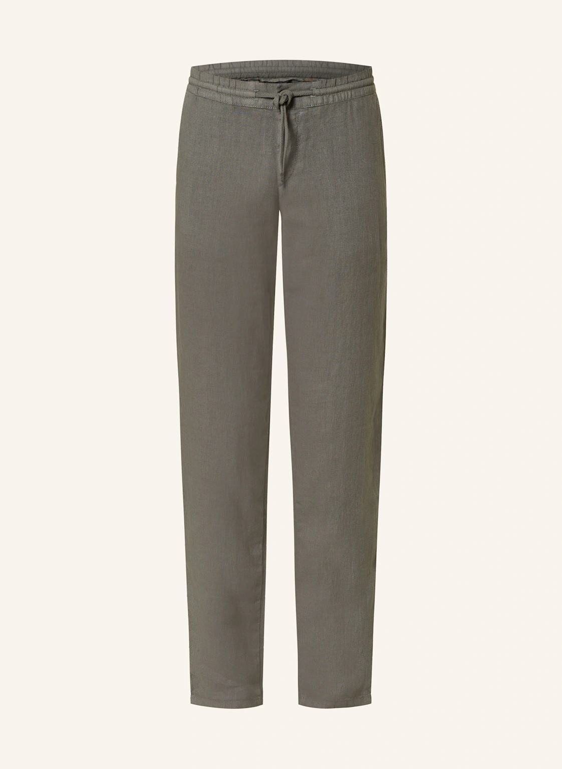 ALBERTO Leinenhose HOUSE im Jogging-Stil Tapered Fit