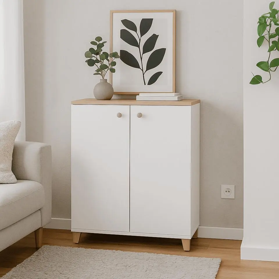 CALICOSY - Kleines Sideboard IZZY - 35,1x79,7x104,2 cm