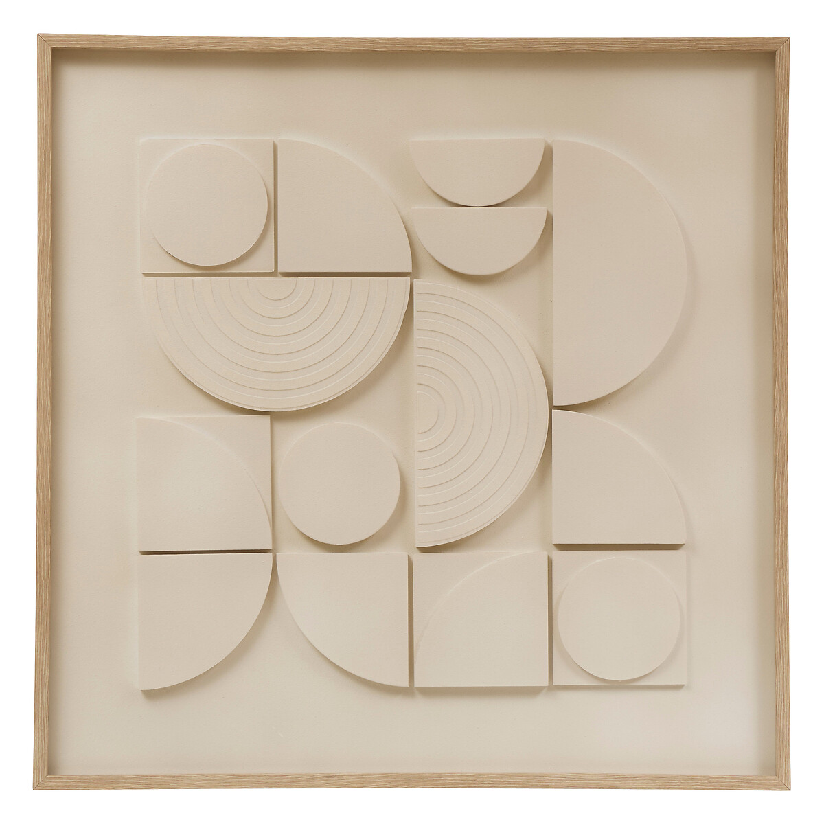 Quadro decorativo 3d CATALINE branco 60x60cm