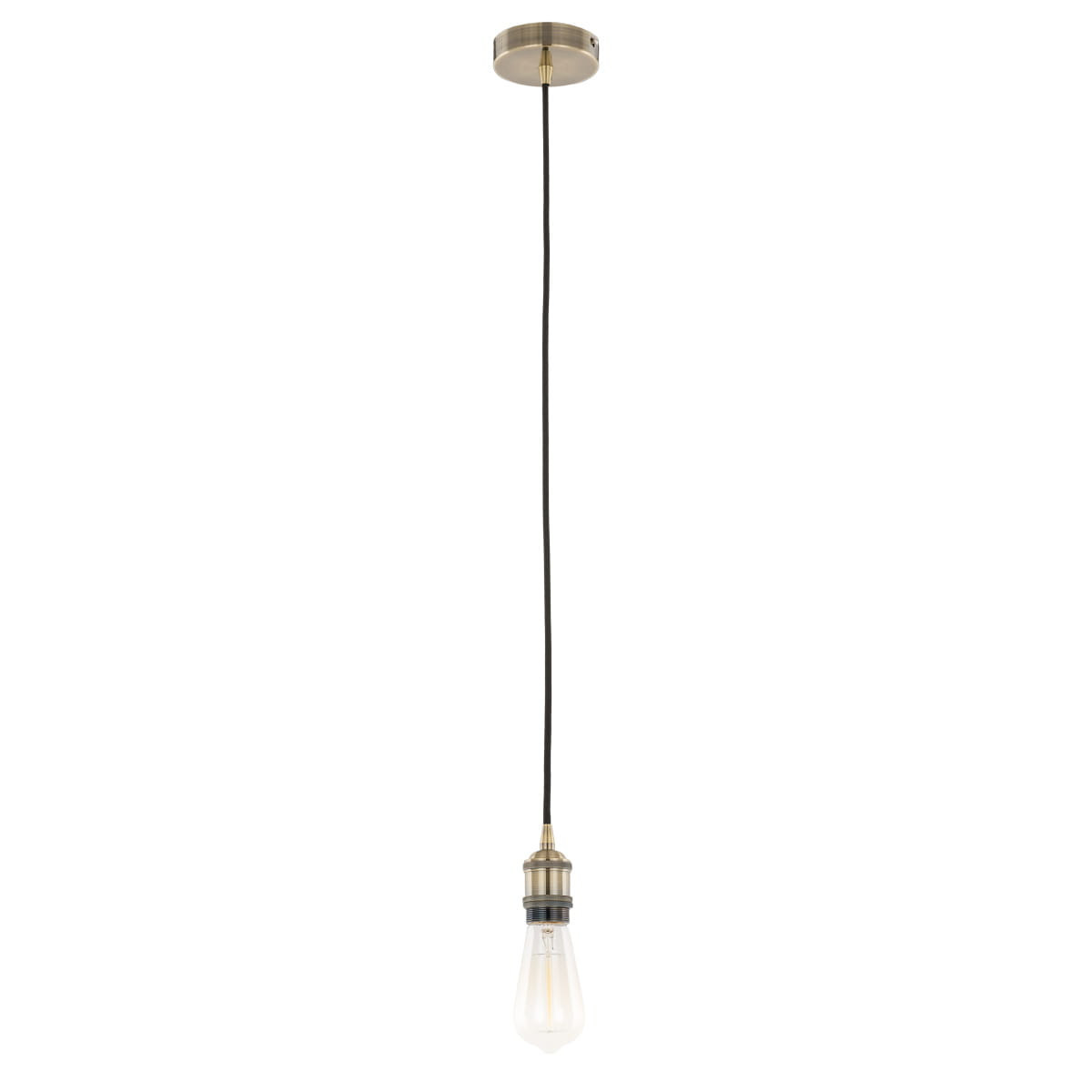 Lampa wisząca mosiądz Classo 1xE27x40W wym: 150x10x10 cm Italux