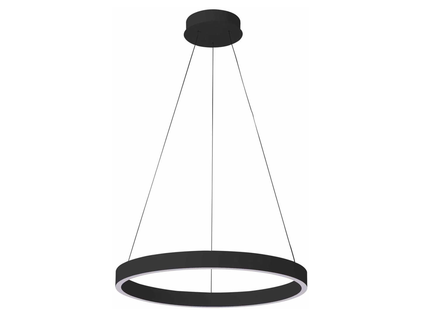 Lampa wisząca Brasco Down LED ze zmienną barwą światła czarna