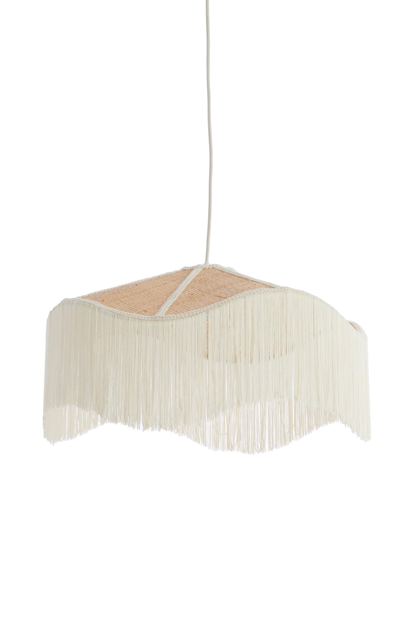 Light & Living hanglamp TIFFANY - wit - Ø50x28cm