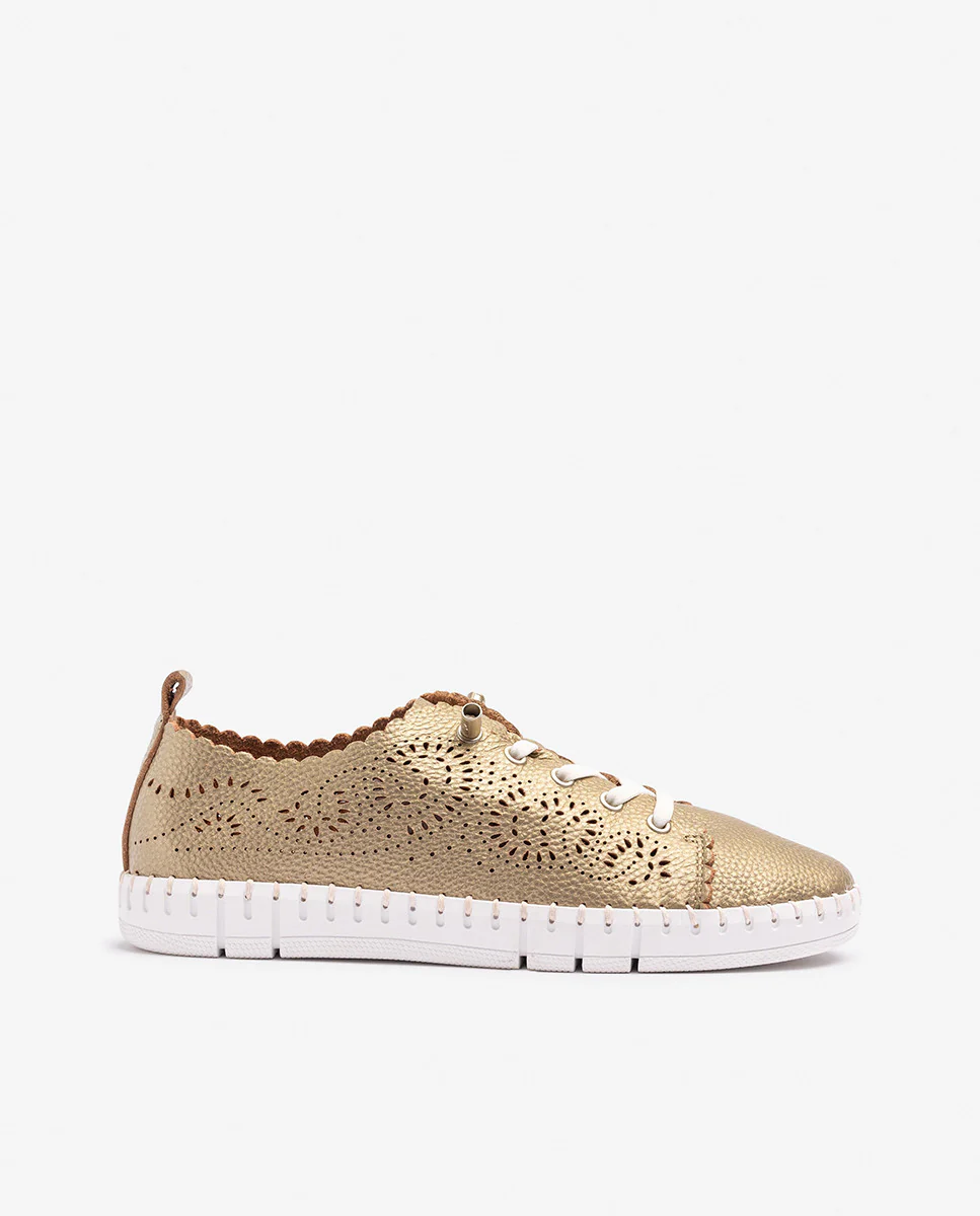 Sneaker FLOW-005 dorado