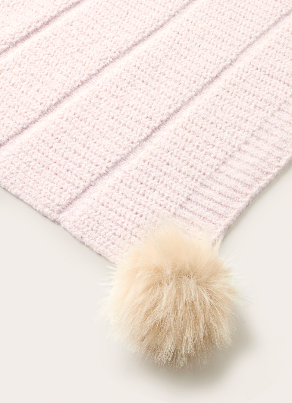 PLAID EN MAILLE FANTAISIE TRÈS DOUX NATUREL