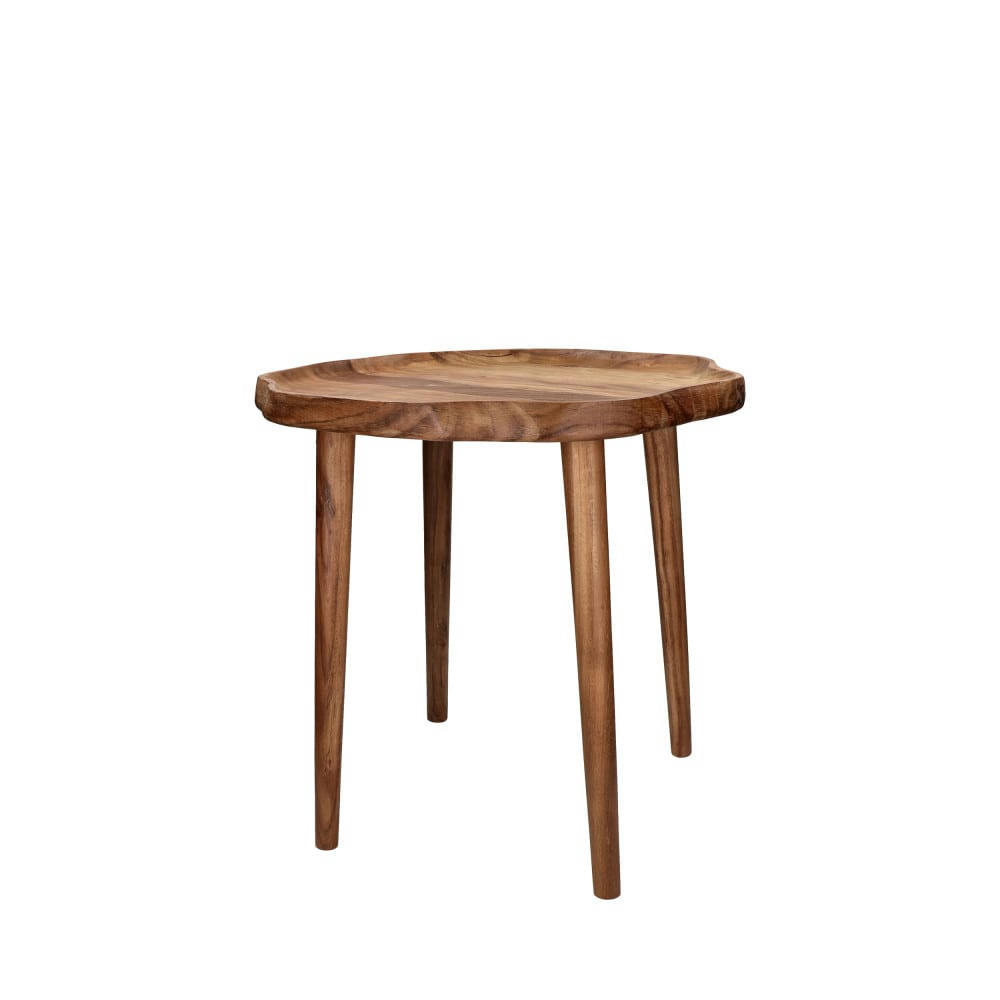 ARTEMIS - Table d'appoint en bois de forme organique H46cm bois
