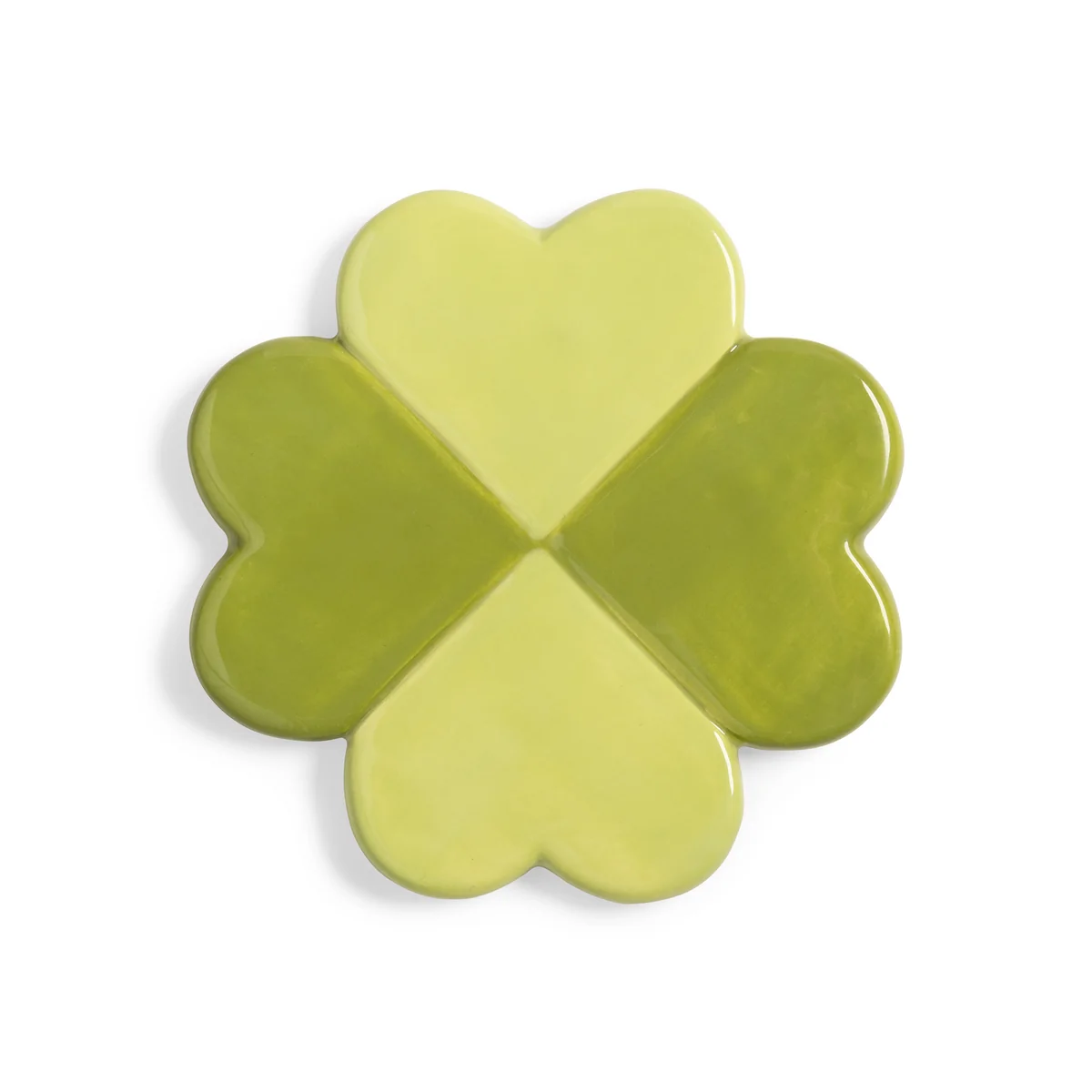 &klevering - Lucky Clover Untersetzter, grün (4er-Set)