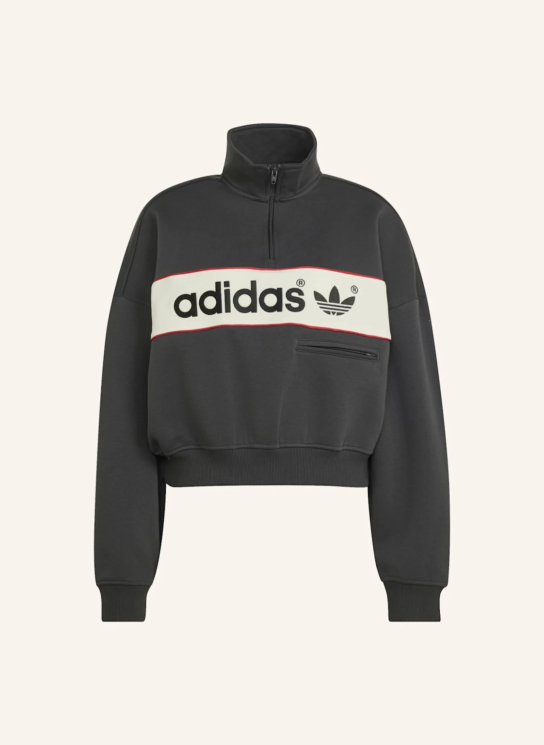 adidas Originals ADISIGNATURE NY SWEATSHIRT, REISSVERSCHLUSS BIS ZUR BRUST