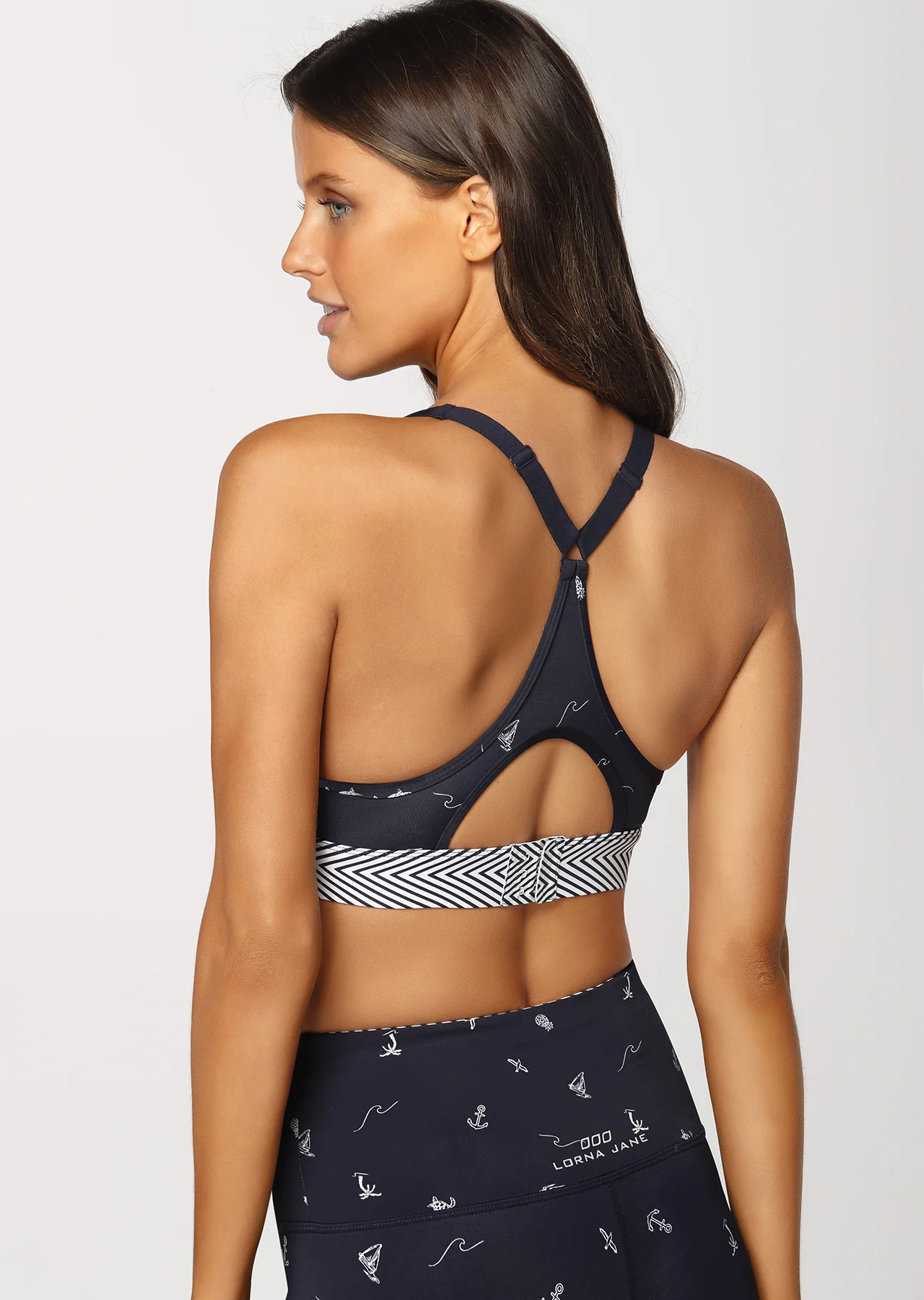 Sail Away Sports Bra