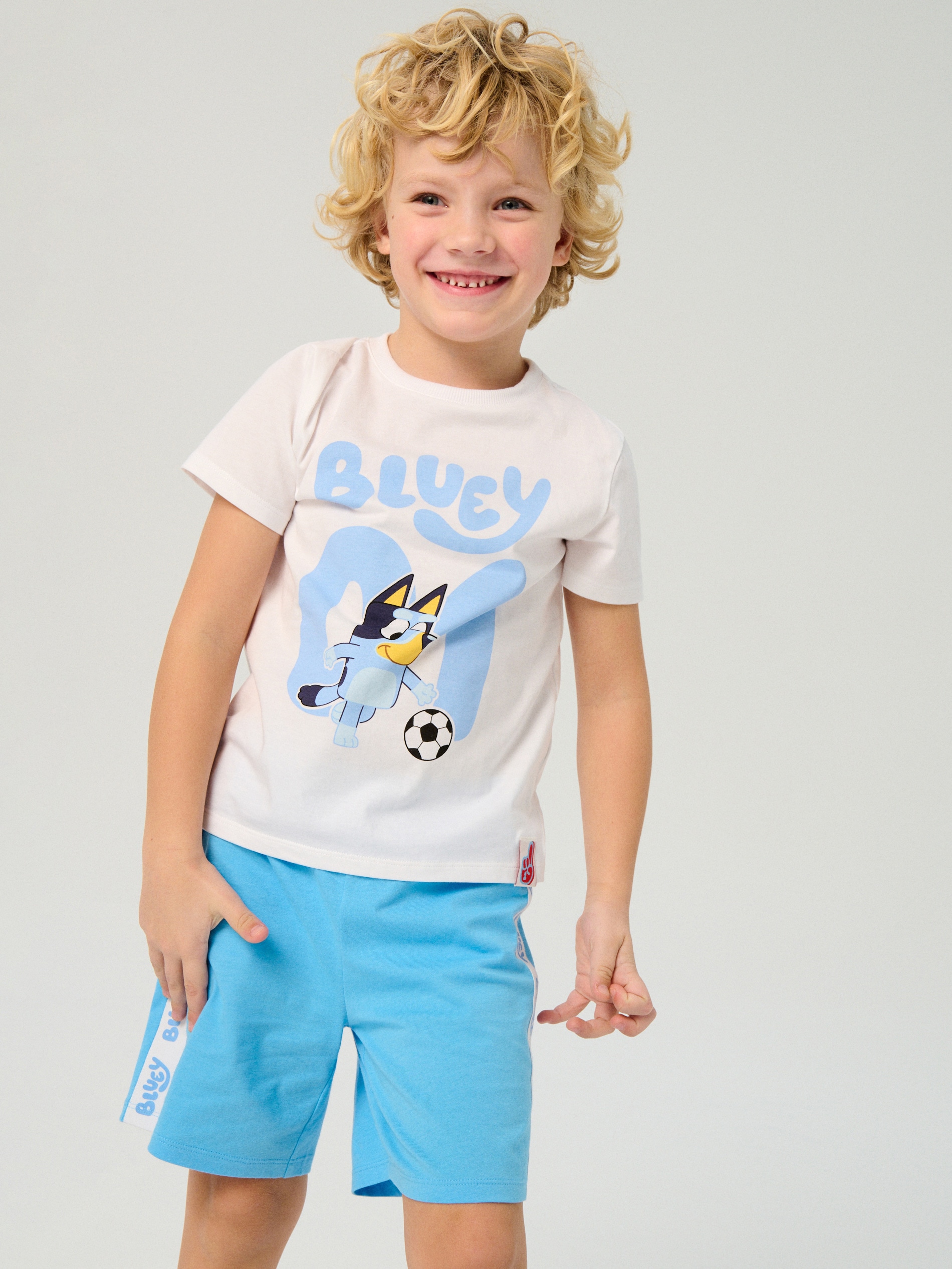 Bawełniana piżama dwuczęściowa Bluey