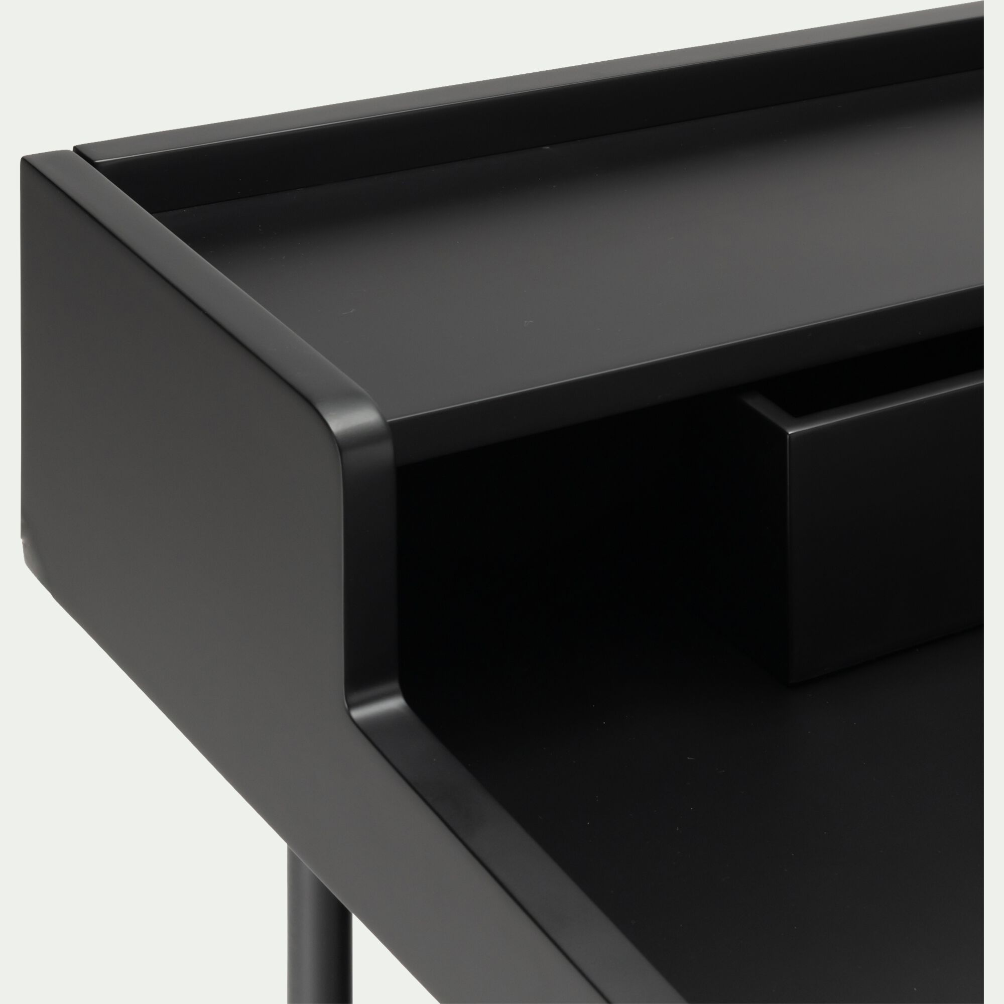 LIRA - Bureau en bois L120cm - noir