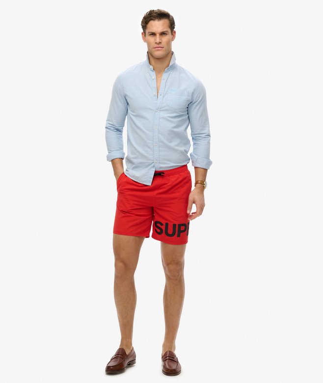Graphic 17-Inch Swim Shorts