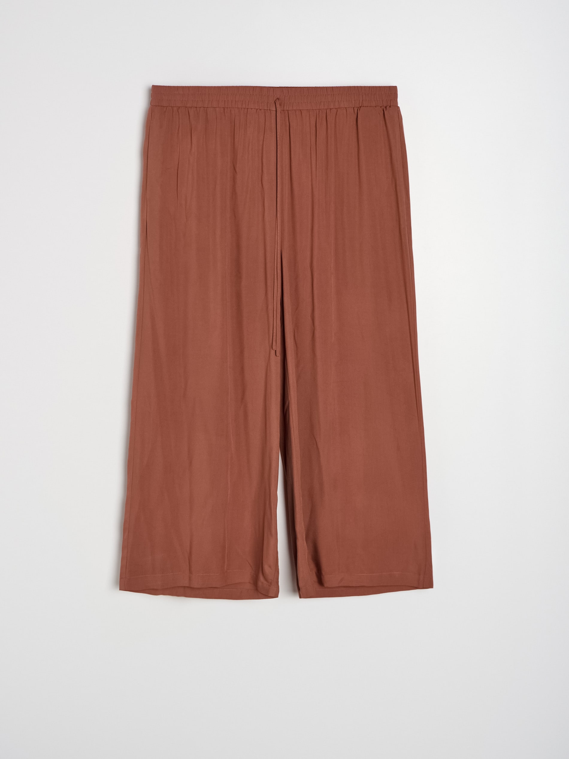 Wiskozowe spodnie wide leg Plus Size