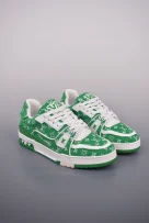 Louis Vuitton Sneakers pattern green