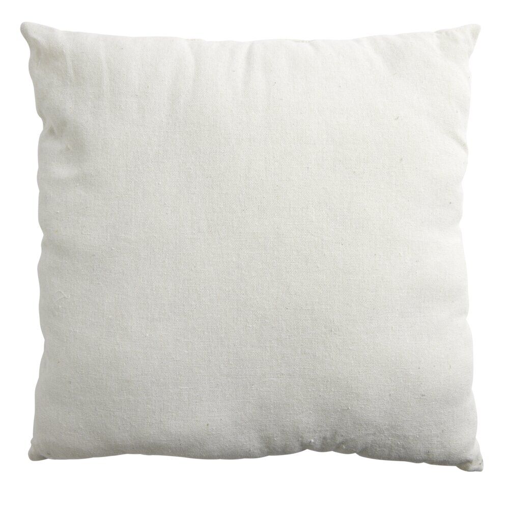 Coussin carré déperlant blanc écru 40x40cm