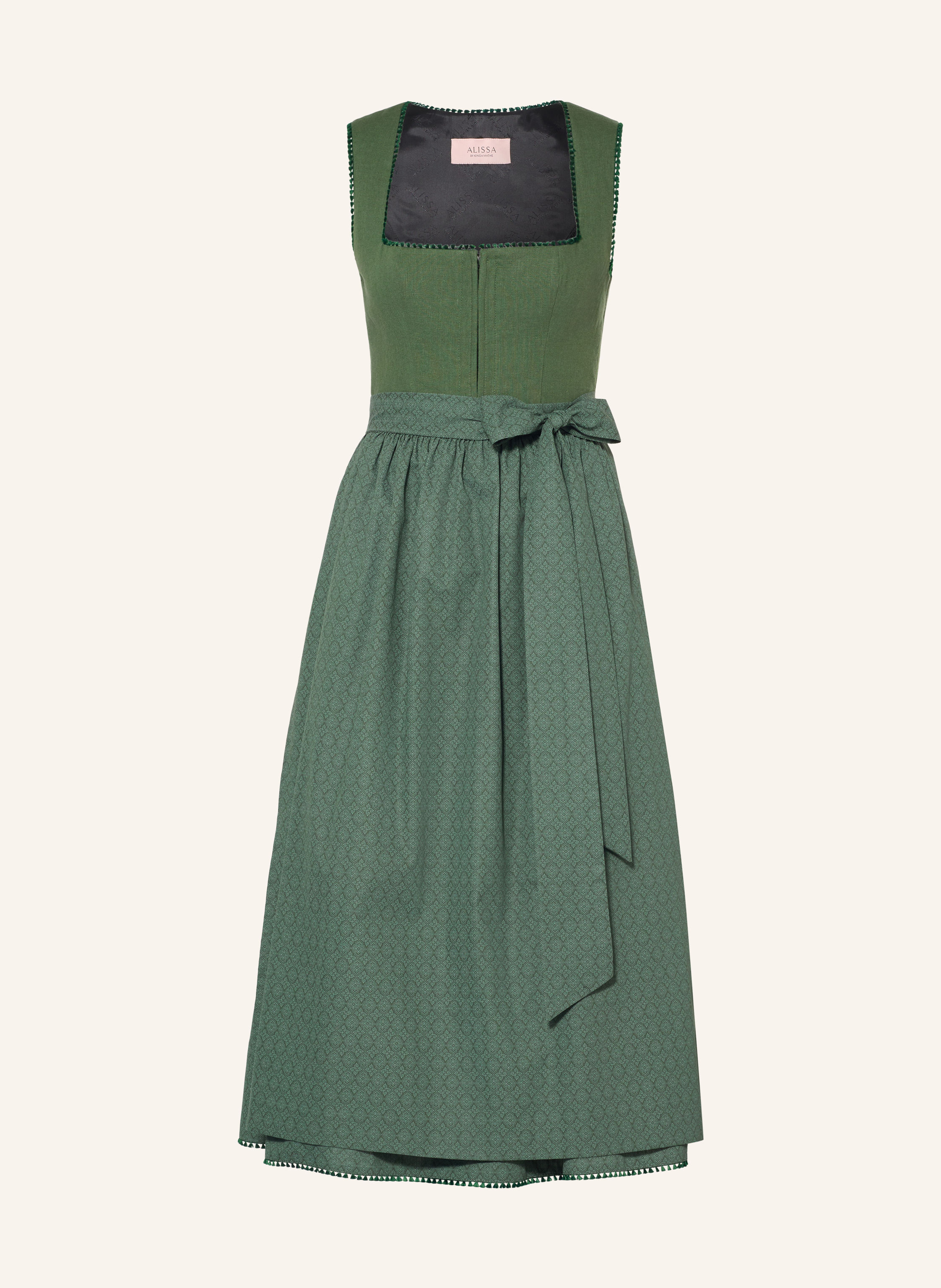 ALISSA BY KINGA MATHE Dirndl ALEA mit Leinen