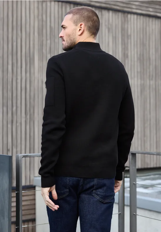 Pullover mit Troyerkragen