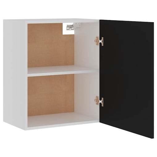 NNEVL Hanging Cabinet Black 50x31x60 cm Chipboard