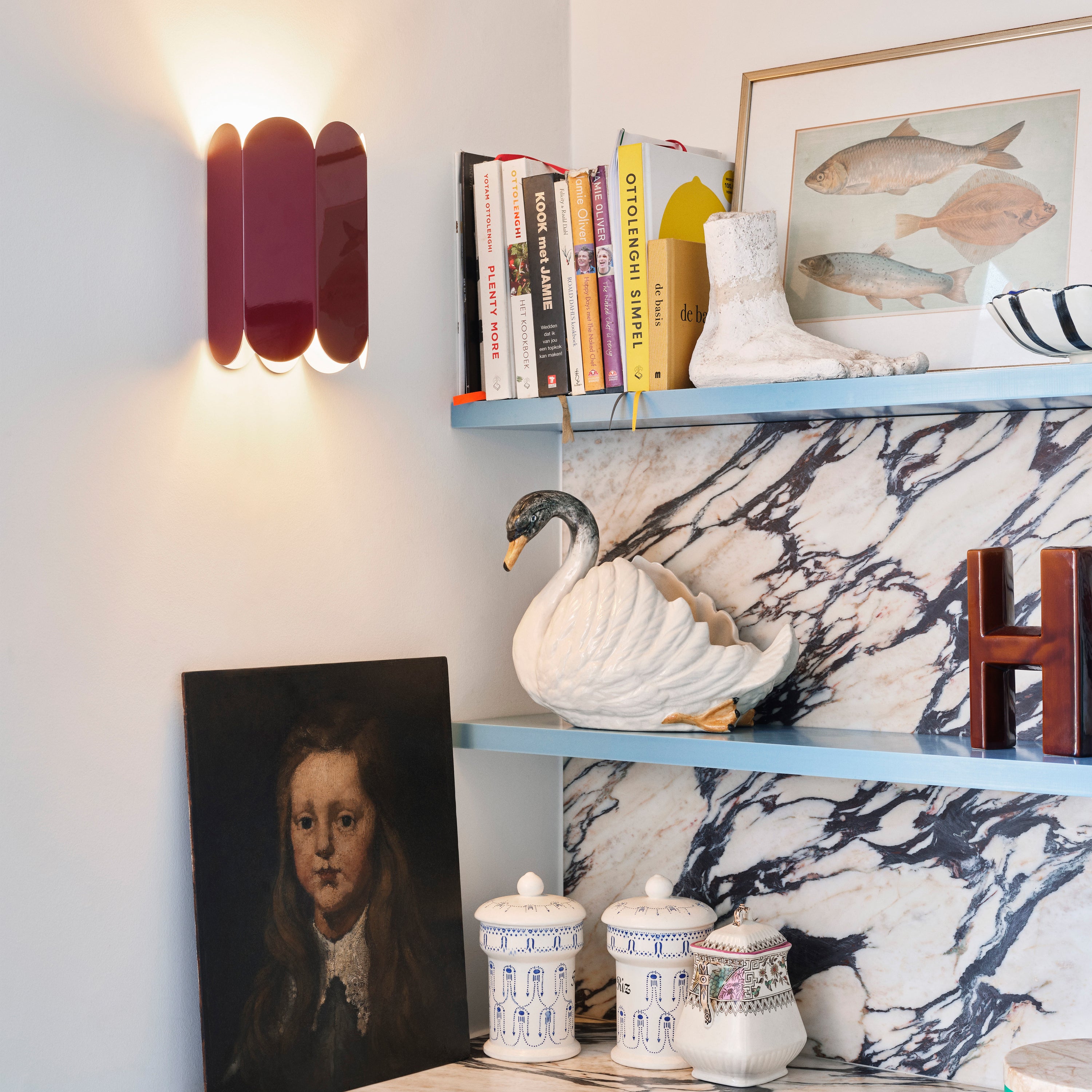 HAY Arcs Wandlamp - Auburn Red