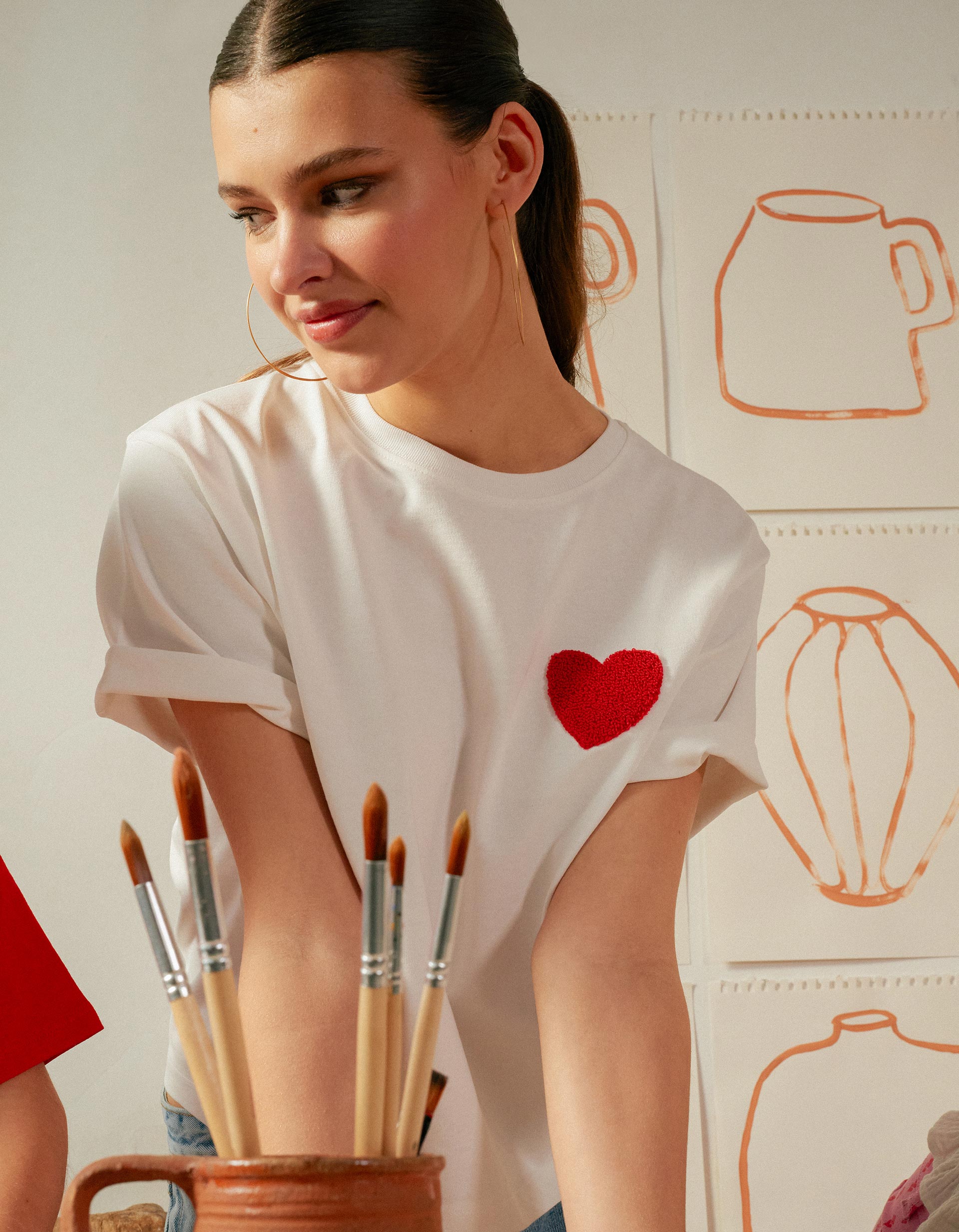 T-shirt Dia da Mãe, Mulher, Branco