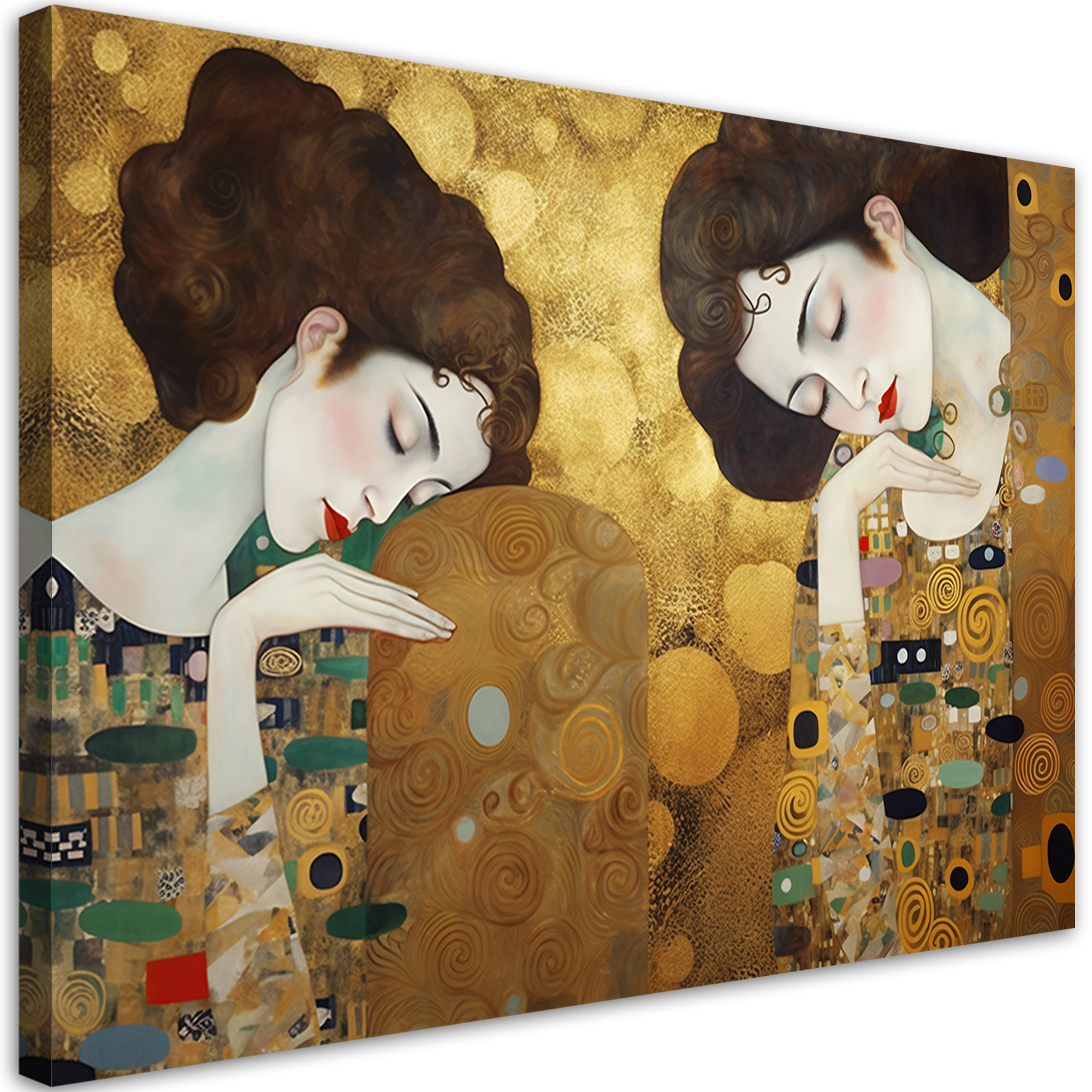 Feeby Obraz na płótnie, Portret kobiety w złocie - G. Klimt 60x40
