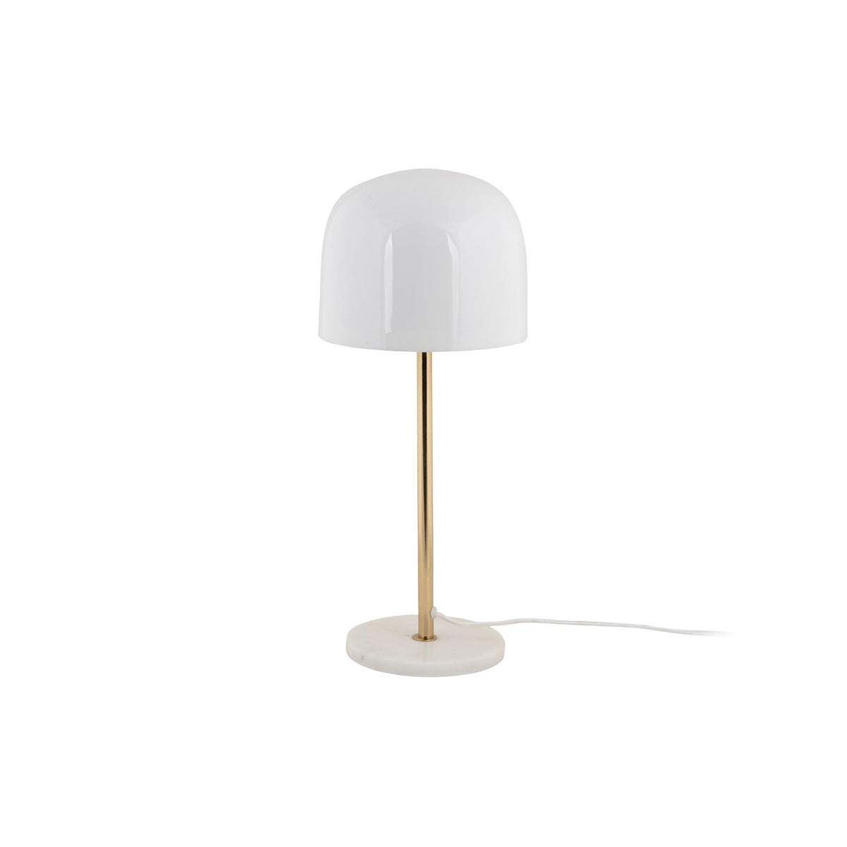 Leitmotiv tafellamp Manta - wit - 20x20x50cm - Paddenstoellamp